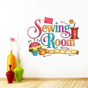 Sewing Wall Sticker / Sewing Room Decor for wall